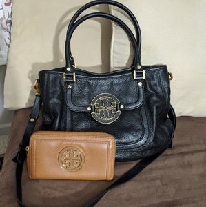 Authentic Tory Burch Amanda Purse and Wallet Set